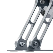 NPO NVR-5035 Açı Ayarlı Ergonomik Macbook Özel 17" Masaüstü Notebook Stand Gümüş Gri - 7