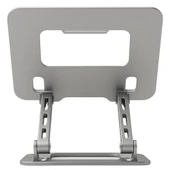 NPO NVR-5035 Açı Ayarlı Ergonomik Macbook Özel 17" Masaüstü Notebook Stand Gümüş Gri - 5