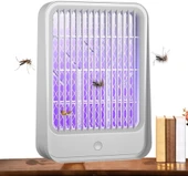 Elektrikli Sinek Kovucu Usb Şarjlı Sessiz Ve Etkili Led Işıklı Kapan thumbnail 1