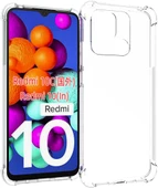 Xiaomi Redmi 10C Uyumlu Darbe Önleyici Sararmaya Dayanıklı Airbag Korumalı Ultra Slim TPU Şeffaf Silikon Kılıf - 1