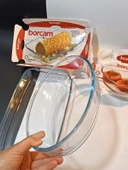 Borcam Orta Boy Orta Boy Fırın Kalıbı 2 li Set Fırın Tepsisi ( 59084+59006) - 11