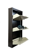 adlsteel Metal Ayakkabılık 3'Lü KİLİTLİ KAHVE-KREM - 4