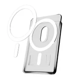 Magnetik Cardsafe Transparan Şeffaf Magsafe Uyumlu Kartlık - 1