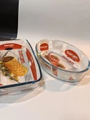 Borcam Orta Boy Orta Boy Fırın Kalıbı 2 li Set Fırın Tepsisi ( 59084+59384) - 2