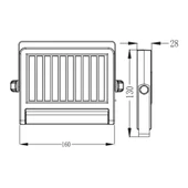 Fujiled Solar Wall Washer 6W Beyaz thumbnail 2