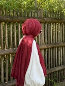 Pamuklu Soft İnci Desen Şal-Bordo - 5