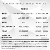 Audi,Porsche,Seat, Volkswagen Touareg için Koltuk Ayar Motor Dişli 7L0959111 - 2