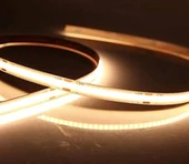 COB Led şerit 5metre 12V 480LED/m 3000K sıcak beyaz 10W 8mm IP20 aydınlatma ışık hortum kendinden yapışkanlı thumbnail 12