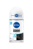 Nivea Invisible Black & White Pure 50 ml Kadın Roll-On - 1