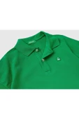 Erkek Çocuk Yeşil Logolu Polo T-shirt - 2