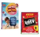 ARTIBİR YAYINLARI 1. Sınıf Harika Tatil ve Hafta Sonu Ödev Etkinlikleri (2 Kitap) - 1