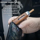 Polham Pipo Tipi Taşınabilir Tüm Sigaralara Uyumlu Küllük, Ev, Ofis, Araç ve Açık Alan İçin Mini Küllük - 3