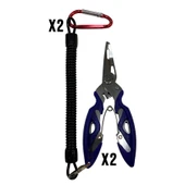2 adet Bauer Balıkçı Pensesi (Pliers) + 2 adet Bauer pense aparatı - 1