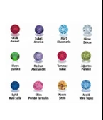 14 Ayar Altın Kaplama Kişiselleştirilebilir Doğum Taşı Damla Taşlı Yüzük - RS00106 thumbnail 6