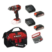 Einhell Tp-Cd 18/50 Li-I Bl Solo Darbeli Akülü Vidalama + 2 x 2.5 Ah Akü ve 32 Parça Bits Uç Seti (45/29 Kumaş Çanta) - 1