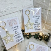 Melek Figürlü Kız Bebek Şekeri Anahyarlık Hediyelik İnci(20 Adet) - 2