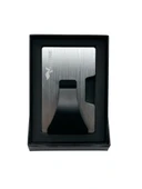 Valkyrie Akıllı Mekanizmalı Metal Minimalist Kartlık RFID Korumalı Şık Dayanıklı 15-25 Kart Kapasiteli Cüzdan Kartlık Gri - 3