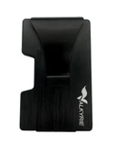 Valkyrie Akıllı Mekanizmalı Metal Minimalist Kartlık RFID Korumalı Şık Dayanıklı 15-25 Kart Kapasiteli Cüzdan Kartlık Siyah - 5