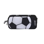 Muggle 2 Bölmeli Silver Football Kalemlik Siyah (MU-5876) - 1