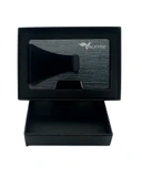 Valkyrie Akıllı Mekanizmalı Minimalist Metal Kartlık RFID Korumalı Şık Dayanıklı 15-25 Kart Kapasiteli Cüzdan Kartlık Antrasit - 4