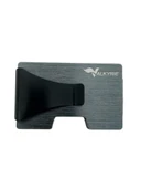 Valkyrie Akıllı Mekanizmalı Minimalist Metal Kartlık RFID Korumalı Şık Dayanıklı 15-25 Kart Kapasiteli Cüzdan Kartlık Antrasit - 5