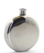 Paslanmaz Çelik Yuvarlak 5 Oz Tekli Matara Alk2676 - 1