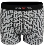 Erkek Dijital Baskılı Cotton Pamuk İkili Boxer kp205 - 2