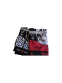 Erkek Dijital Baskılı Cotton Pamuk İkili Boxer kp205 - 10