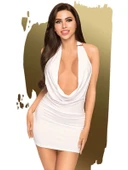 Fastieshop Göğüs Dekolteli Sırtı Açık Gece Elbisesi - 1