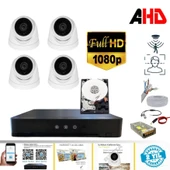 ARNA 5 MP LENS 2MP 1080P FULL HD İÇ MEKAN DOME GÜVENLİK KAMERA SETİ 320 GB HDD DAHİL - ST24320K - 1