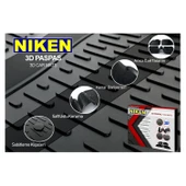 Mega Oto Market Niken 3D Kaliteli TPE Oto Paspas Siyah Renk Peugeot 306 ile uyumlu - 2