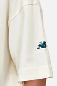 New Balance Lifestyle WNT1402-SST Krem Kadın Tişört - 5