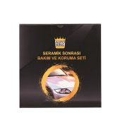 Auto King Bakım ve Koruma Seti (Cilalı Şampuan 1L + Showroom Cilası 473 ml + Mikrofiber Bez + Araç Yıkama Süngeri) - 1