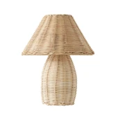 Apliqa Sollın Rattan Hasır Abajur Masa Lambası thumbnail 3
