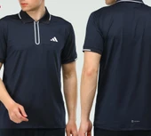 Adidas EF-4204 Erkek Polyester Mesh Polo Yaka T-Shirt - 1