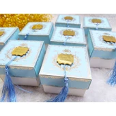 Kur'an-ı Kerim ve Tesbihli Aynalı Kutu Mevlit Hatırası(30 Adet) thumbnail 4