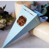 Mavi Külah Pleksi İsimlikli Erkek Bebek Mevlit Şekeri(30 Adet) thumbnail 1