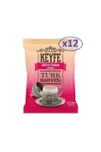 keyfe 12 Lı Güllü Lokumlu Türk Kahvesi 100 gr - 1