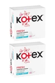 Kotex Fresh Rahatlık & Koruma Sızıntılara Karşı Günlük Ferahlık 56 Normal Günlük Ped X 2 Adet - 1