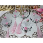 Kalp İşlemeli Nazar Dualı Bebek Şekeri(30 Adet) thumbnail 1