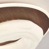 Apliqa Noirre Ahşap Detaylı Plafonyer Ledli Avize thumbnail 4