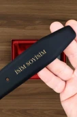 Erkek Kemer Mekanizmalı Cüzdan Seti Kişiye Özel İsim Baskılı Özel Lüks Kutusunda - 4