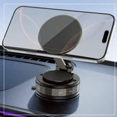 Güçlü 360 Derece Dönebilen Manyetik Mıknatıslı Araç Telefon Tutucu - 2