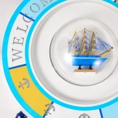 Apliqa Loui Ledli Gemi Dümeni Desenli Plafonyer Çocuk Odası Avize thumbnail 4