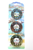 İstanbul Temalı Metal Magnet 3'lü Set Alk2890 - 1