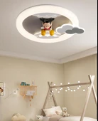 Moddy Ledli Mickey Desenli Plafonyer Çocuk Odası Avize thumbnail 2