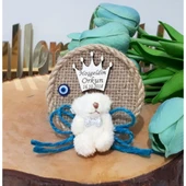 Ayıcıklı Ahşap İsimlikli Magnet Bebek Şekeri(30 Adet) thumbnail 1