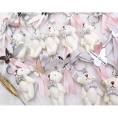 Büyük Boy Tüysüz Ayıcık Anahtarlik Bebek Sekeri(30 Adet) thumbnail 2