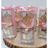 Güneş Tepellikli Bardak Mum Mevlüt Hediyelik(30 Adet) - 2