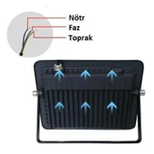 Cata Ct-4659 Slim Led Projektör 100w Beyaz Işık - 3